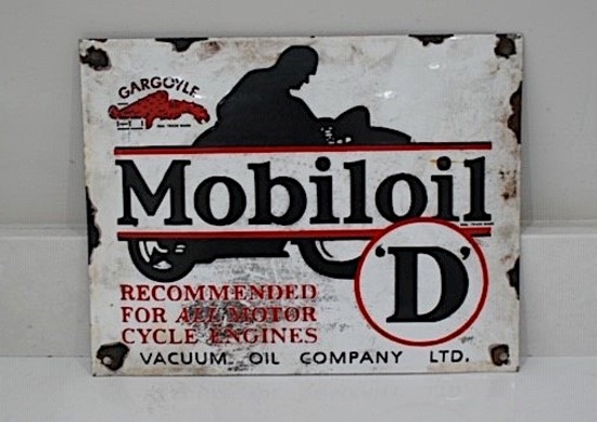 Mobil Oil 'D' sign