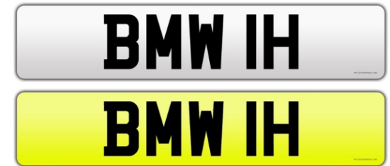Registration number BMW 1H