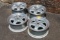 Set of Ferrari 512TR factory-option split-rim alloy wheels