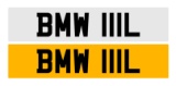 Registration number BMW 111L