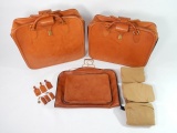 Original Ferrari 355 3-Piece Complete Schedoni Leather Luggage Set