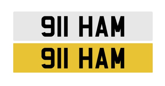 Registration number 911 HAM