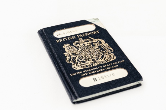 Stirling Moss British passport