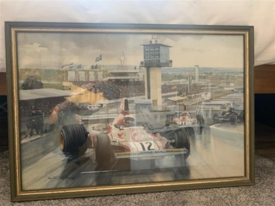 Nikki Lauda Original Oil Painting by Michael Turner