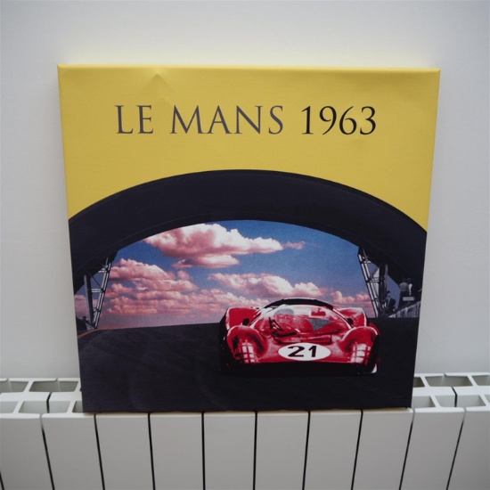 Ferrari Canvas Display Panel 'Le Mans 1963'