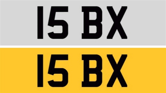 Registration Number 15 BX