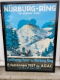 Charismatic Poster Depicting the Nurburgring in 1927