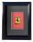 Framed and Mounted Ferrari Badge*