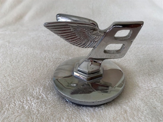 Bentley Bonnet Mascot on a Chromed Radiator Cap