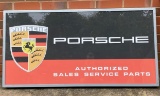 A Super Rare and Original Porsche Authorised Dealership Single-Sided Illuminated Box Sign