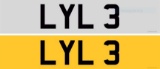 Registration Number LYL 3