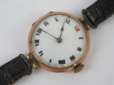 A Vintage 9ct Gold Ladies Rolex Manual-Wind Wristwatch