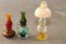 (3) Vintage LANDER Lantern Miniature Perfume Bottles