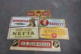 Lot of (6) Vintage Cigar Box Labels New/Old Stock Indian Maiden, Don Rey,