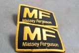 (2) Vintage Massey Ferguson Embroidered Patches UNUSED