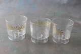 1973 Lot of (3) Whitaker Buick Advertising Punch Cups