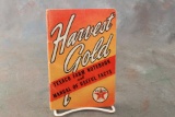 1940 Texaco Gasoline Advertising Farm Notebook Harvest Gold WWII