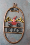 Vintage 1838 Sexton Cast Metal F.I. Co. Firehouse Equipment Wall Hanging