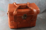 Vintage Maruemu Leather Camera Carrying Bag Made in Tokyo