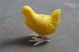 Vintage Hard Plastic Hen Chicken Laying Toy