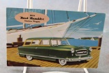 1953 Nash Rambler Station Wagon Dealer Advertising Postcard NOT POSTED
