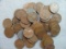 50 Wheat Cents - appear to be all 1940's & 1950's/Wheat