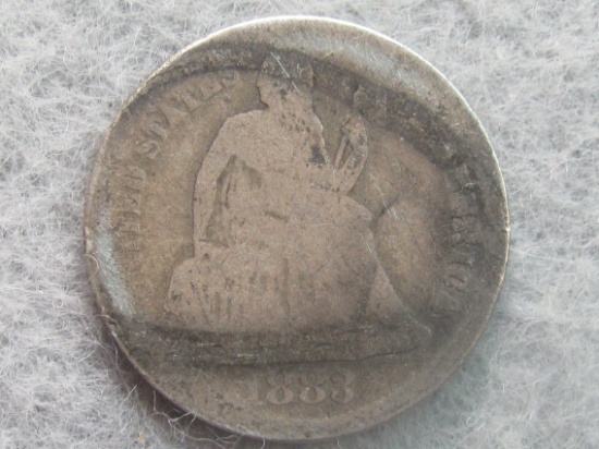 1883 Seated Liberty Dime