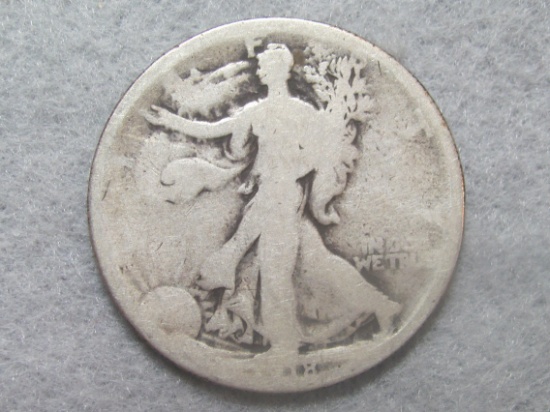 1918 Walking Liberty Half Dollar  - 90% Silver