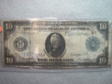 1914 Federal Reserve Note Large Currency - Blue Seal - F30829974A