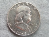 1948 Franklin Half Dollar  - 90% Silver