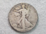 1920-D walking Liberty Silver Half Dollar - 90% Silver