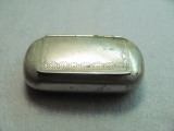 Old Snuff Box - etched O Olson on inside – Probably Silver Plate - was with coin collection
