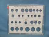 Acrylic case for 19th Century Coins - No coins included