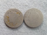 1892 & 1896 Liberty Nickels - semi key dates