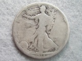 1918-S Walking Liberty Half Dollar Coin - 90% Silver