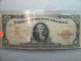 1907 Gold Certificate Large $10 Currency - extremely rare! - Gold Seal - Washington DC #B12351552