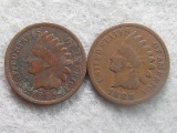 1888 & 1889 Indian Head Pennies