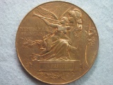 French 1889 Exposition Universelle Paris Bronze Medal by Louis Bottee