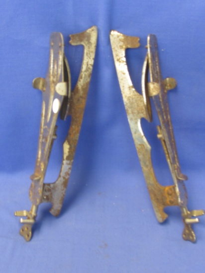 Vintage Metal Ice Skates – The Brownie Webster City IA Pat June 24,1902 – Size 10 ½ L