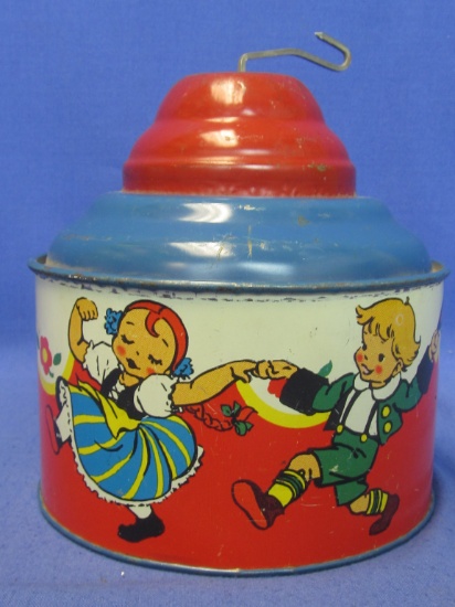 Vintage Tin Litho  Music Box Toy – The Ohio art Co. Bryan, OH no. 164 – Clattery Tune  - May be a Fo