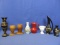 9 Miniatures (Wood, Ceramic, Pottery) Vases, Pitchers etc. - As in Photos