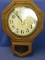 Wall Clock in the Regulator Style – American Manufacture - 8 Day 12 Inch Aerion has 2 Keys for windi