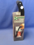 “The Can Crusher” Wall mounted Aluminum Can Compactor - © 1990 – NIB