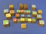 Assorted Vintage Wooden Blocks  - As in Photos – Multiple sizes