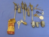 10 Locks (7 with Keys) 1 is Ford Ignition in Envelope