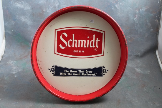 Vintage SCHMIDT BEER TRAY "The Brew That Grew with the Great Northwest"