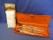 Hoppe's Gun Cleaning Kit: 3 Sets of Cleaning Rods,7 Plastic tips,3 Brushes & Metal Cleaner Rod 8” L