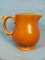 McCoy Pottery Pitcher – Brown Coloring Marked on Bottom – 5” tall and 3” wide base – See Description