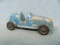 Vintage Diecast Metal Blue Race Car #3 Tootsietoy – Marked P-10335 inside – 3 ½” long