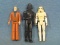 Vintage 1977 Star Wars Figurines – Played with Condition – Stormtrooper, Darth Vader, Obi Wan Kenobi